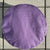 Overhead view of Plum Meditation Cushion